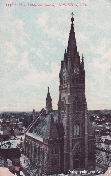 ca. 1911 ~ 2338--Zion Lutheran Church, Appleton, Wis.