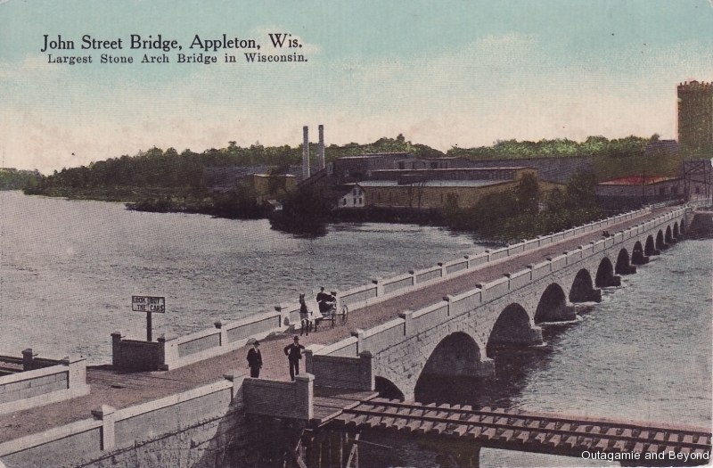ca. 1905 ~ John Street Bridge, Appleton, Wis.