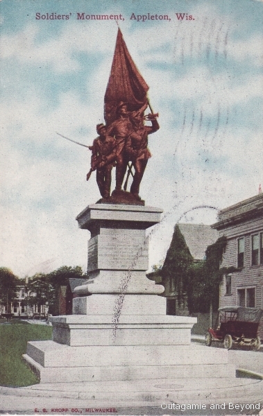 ca. 1912 ~ Soldiers' Monument, Appleton, Wis.