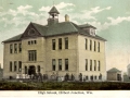 ca. 1909 ~ High School, Hilbert Junction, Wis.