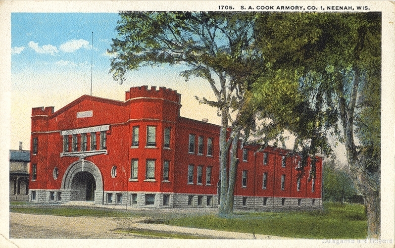 1705. S. A. Cook Armory, Co. I, Neenah, Wis.