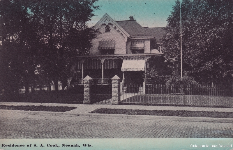 Residence of S. A. Cook, Neenah, Wis.